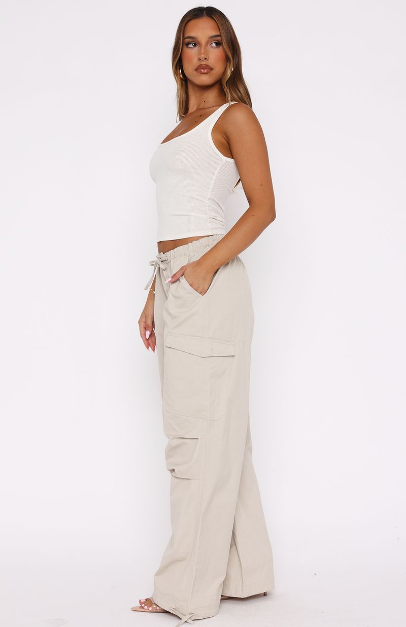 Commodity Parachute Pants Stone - Image 3