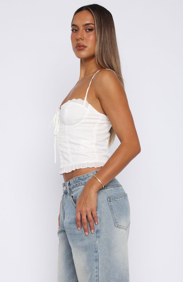 Join The Team Bustier White - Image 3