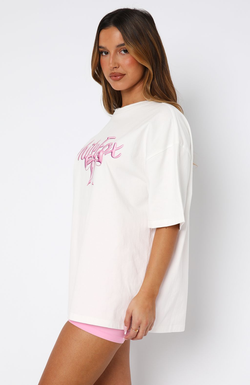 Protecting What's Mine Oversized Tee White - Image 3