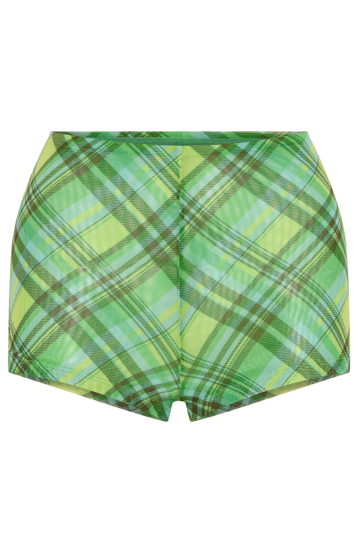 Forever Life Booty Shorts Citrus Check - Image 5