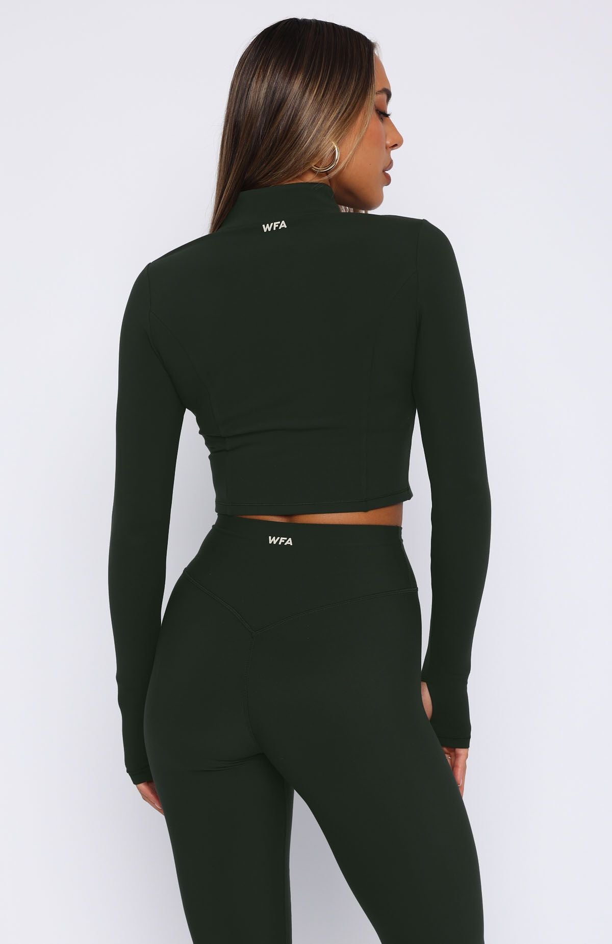 Times Up Crop Jacket Forest - Image 4