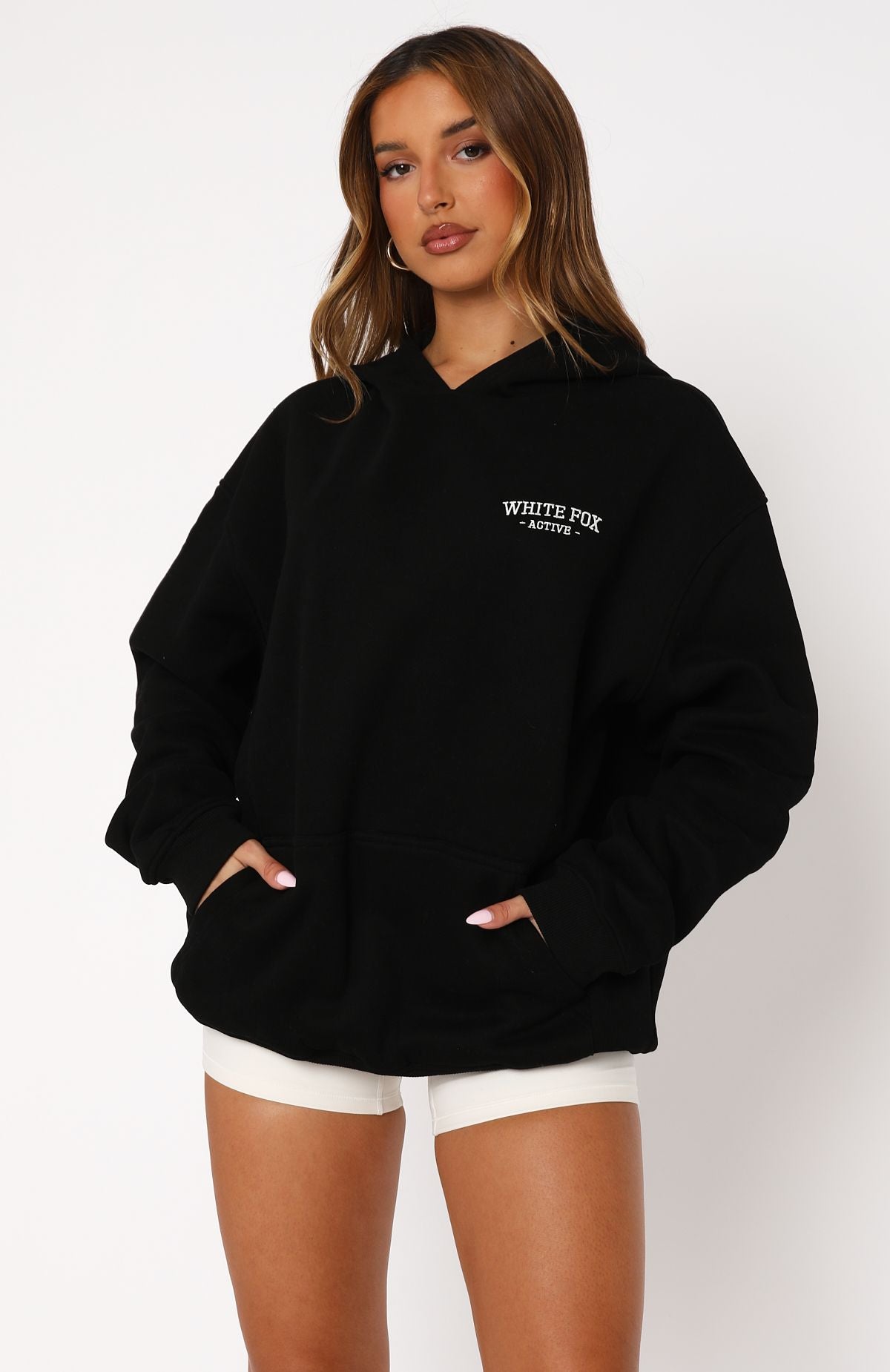 Taking Sides Oversized Hoodie Black - Image 2