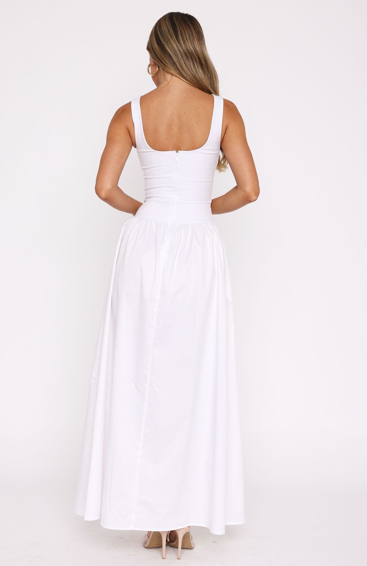 Summer Delight Maxi Dress White - Image 4