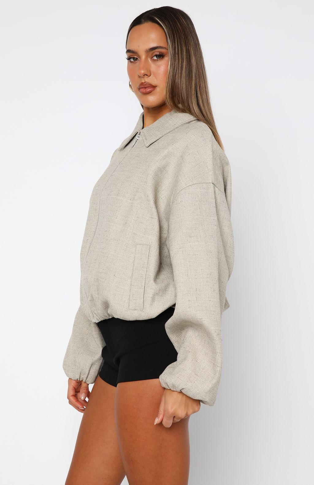 Go Ghost Bomber Jacket Sandshell - Image 3