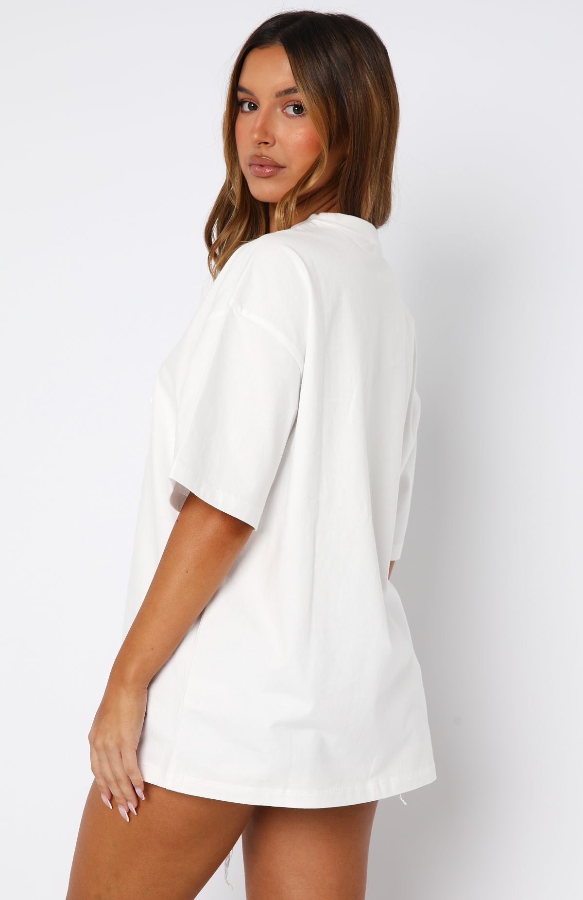 Stars In The Sky Oversized Tee White - Image 4