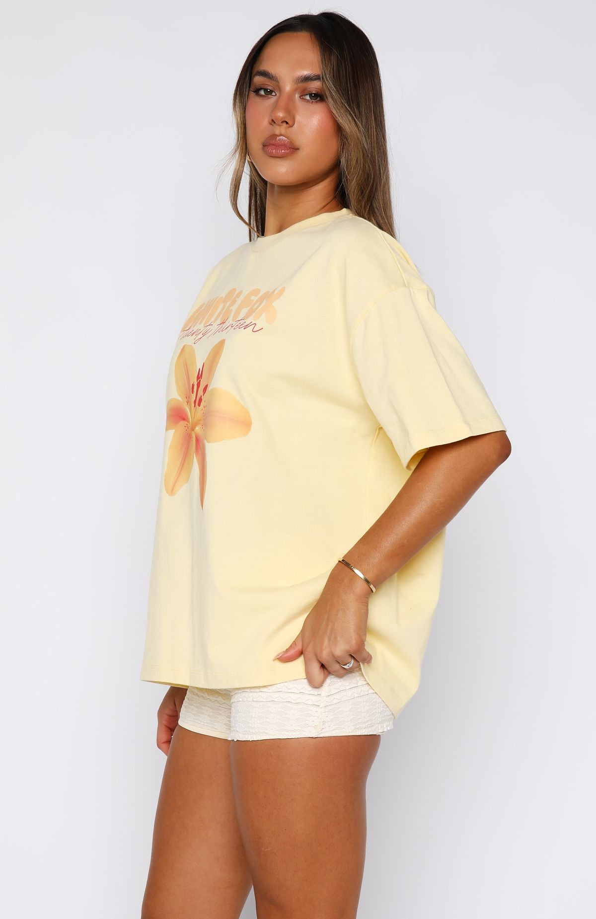 Got That Glow Oversized Tee Lemon - Image 3