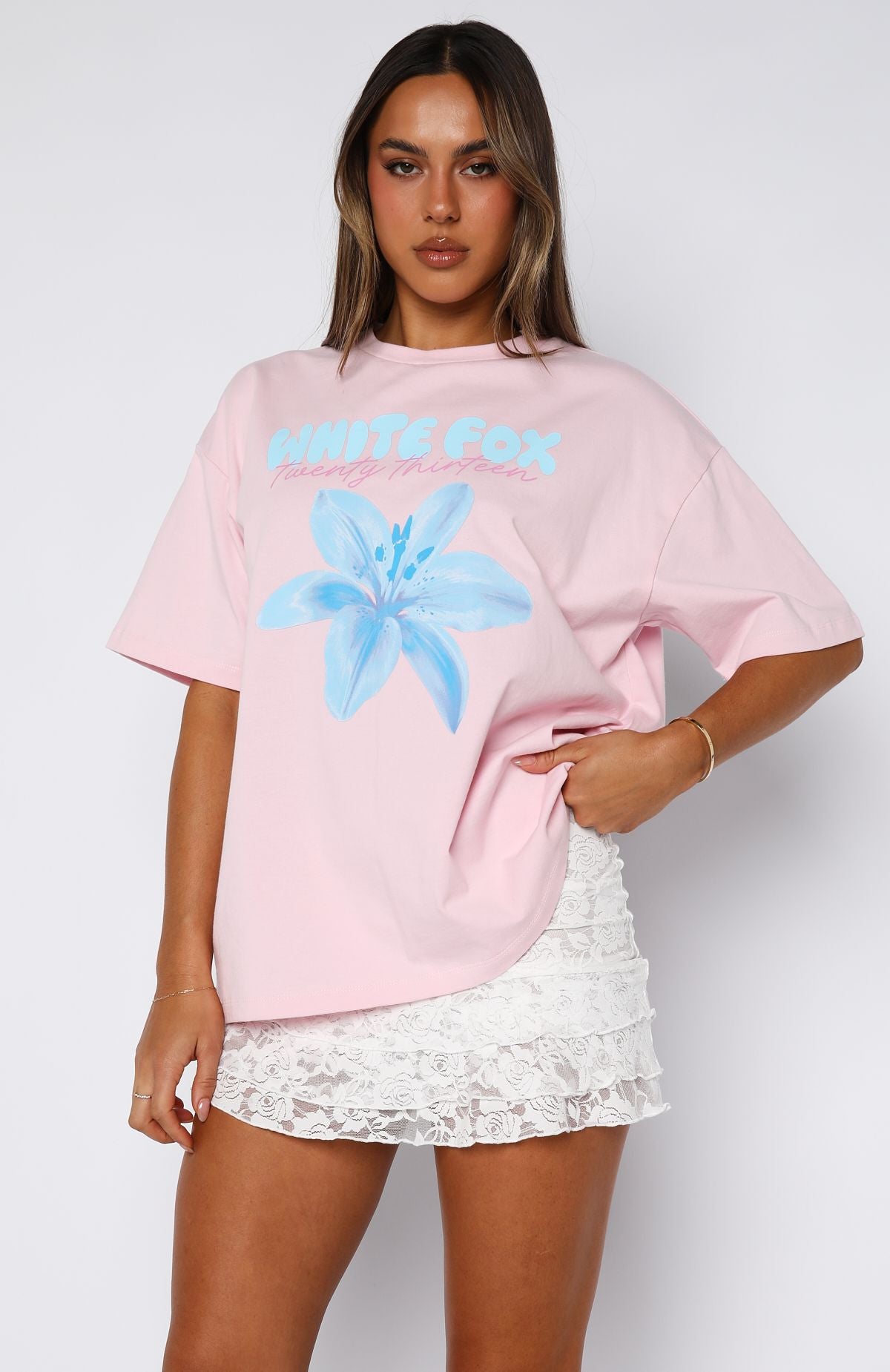 Got That Glow Oversized Tee Pink - Image 2