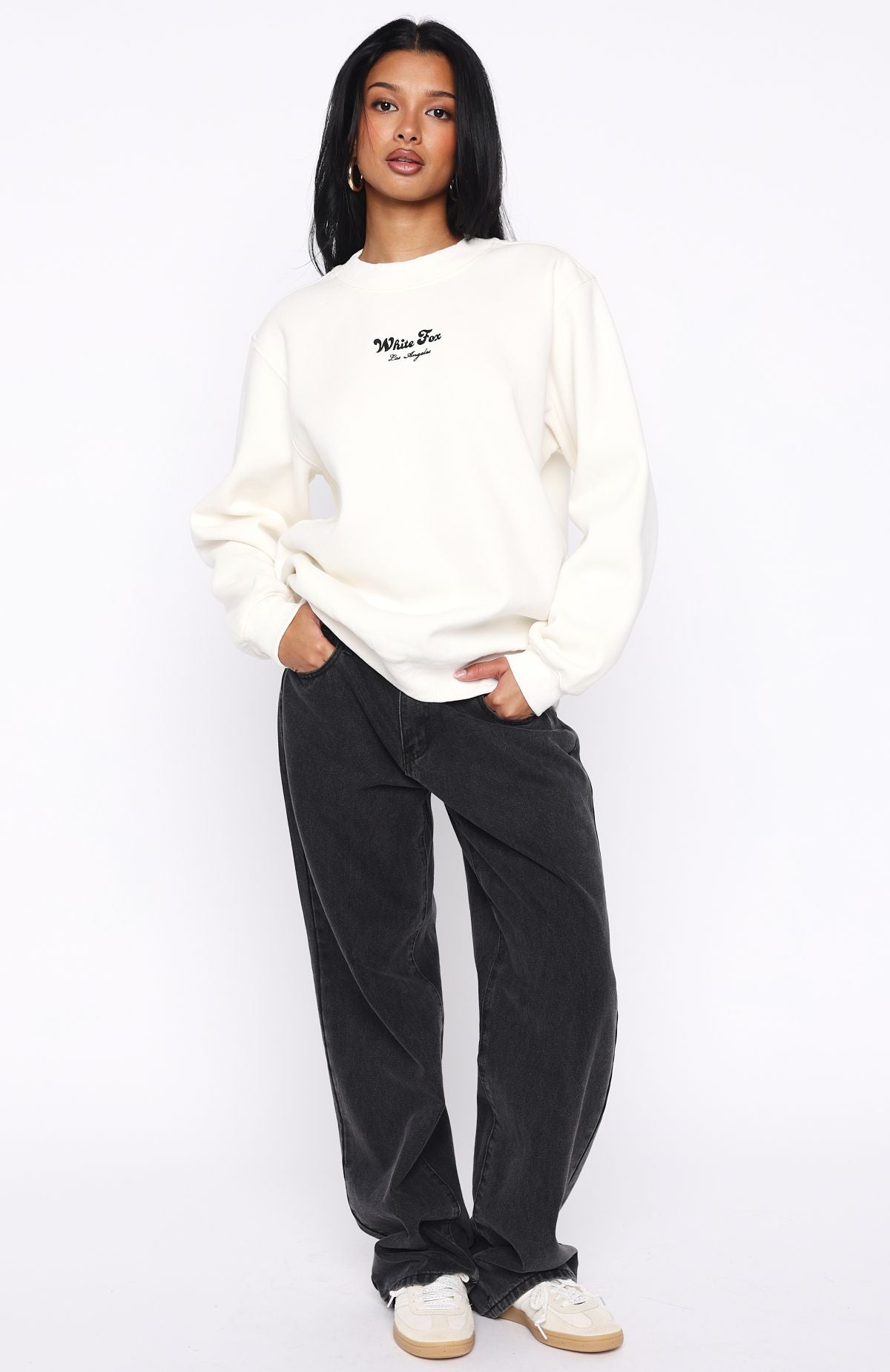 Through Thick And Thin Oversized Sweater Cream - Image 6