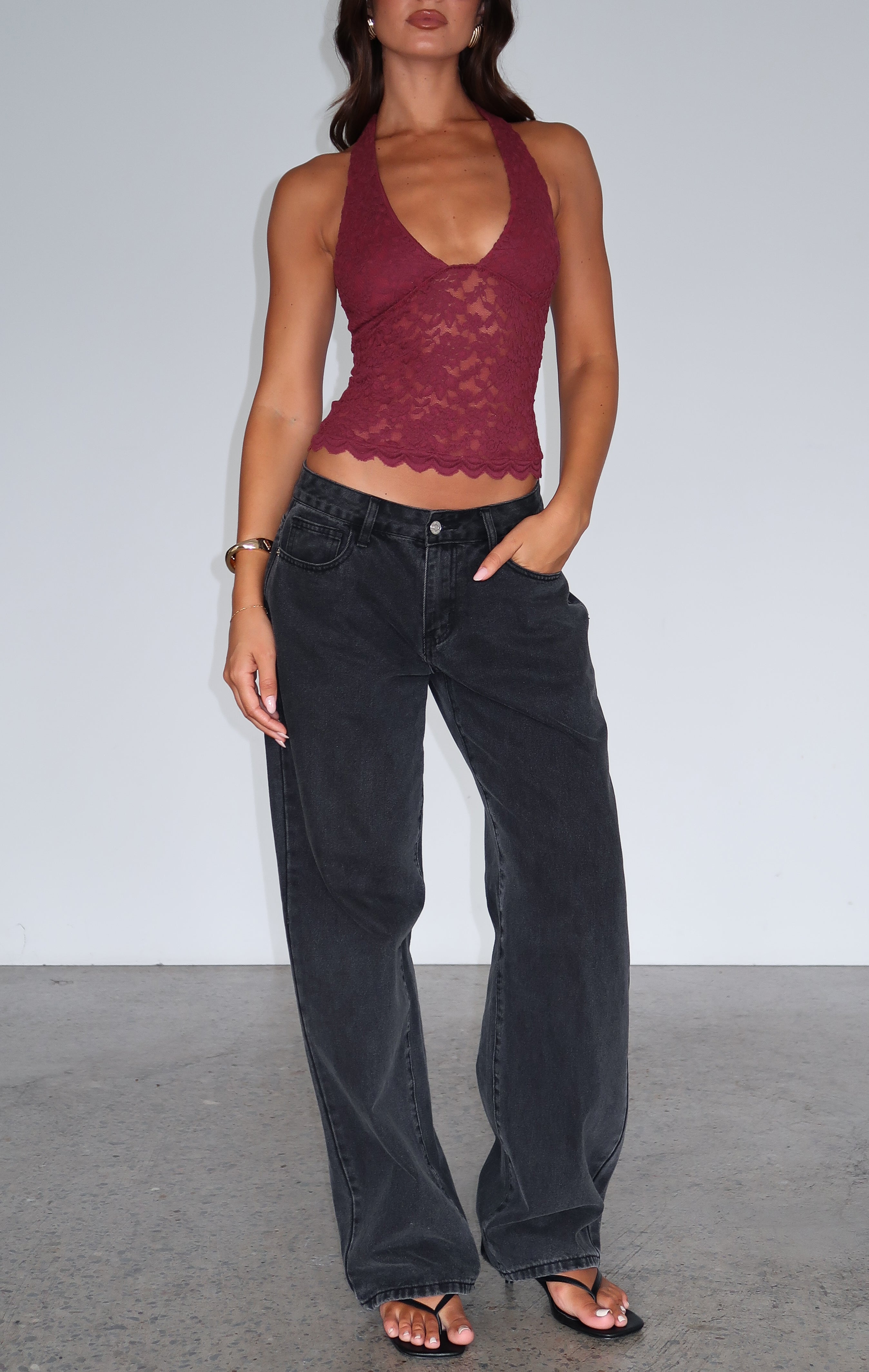 Had Enough Halter Top Wine - Image 6