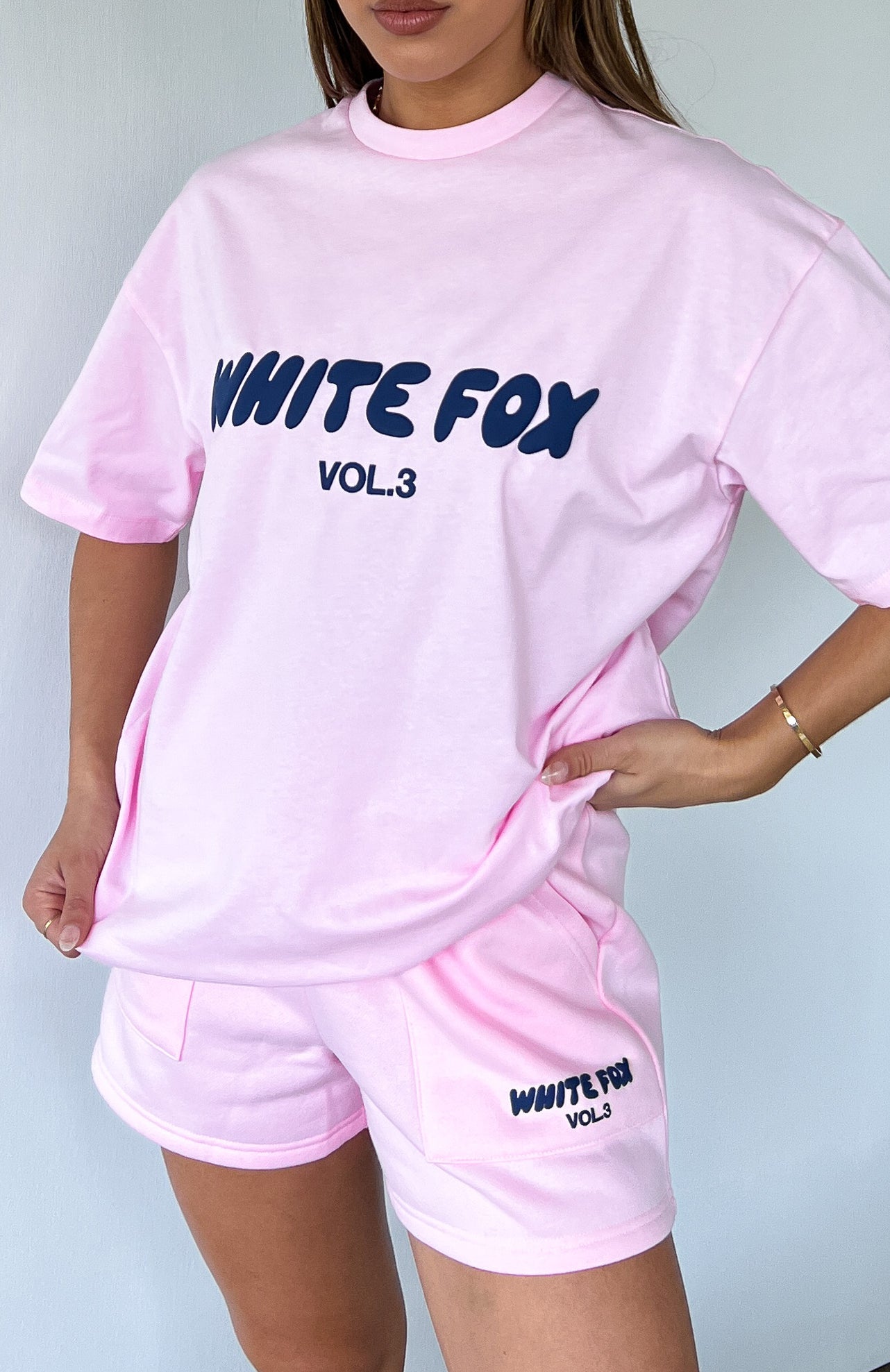 Offstage Oversized Tee Posy Pink - Image 5
