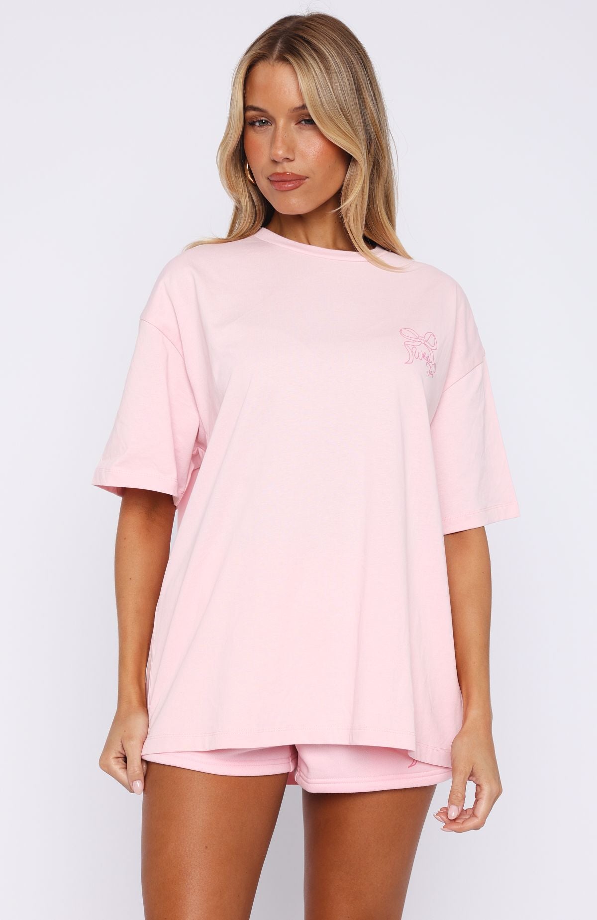 Love You Forever Oversized Tee Pink - Image 2