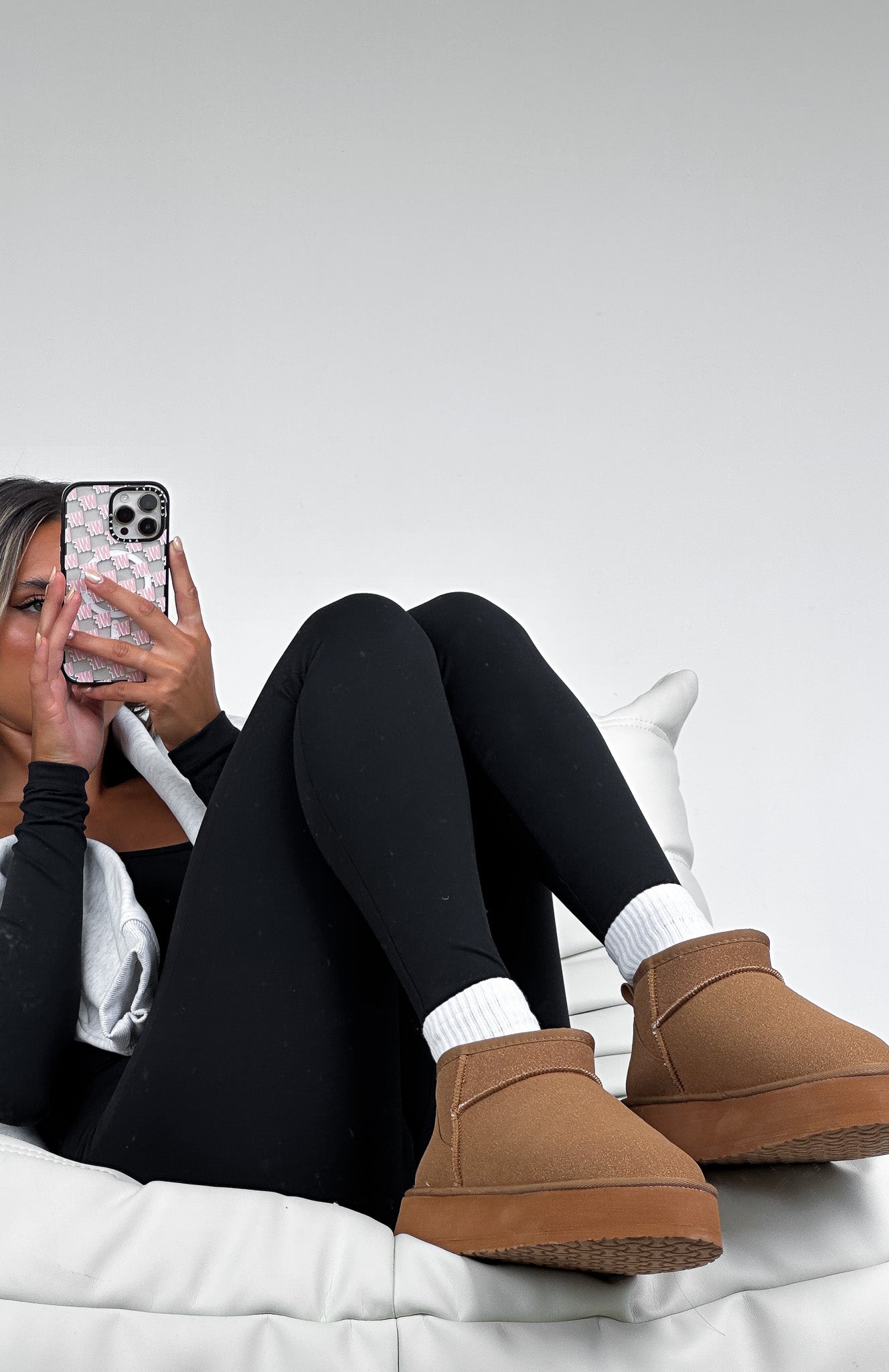 Jet Setter Platform Snug Boots Chestnut - Image 7