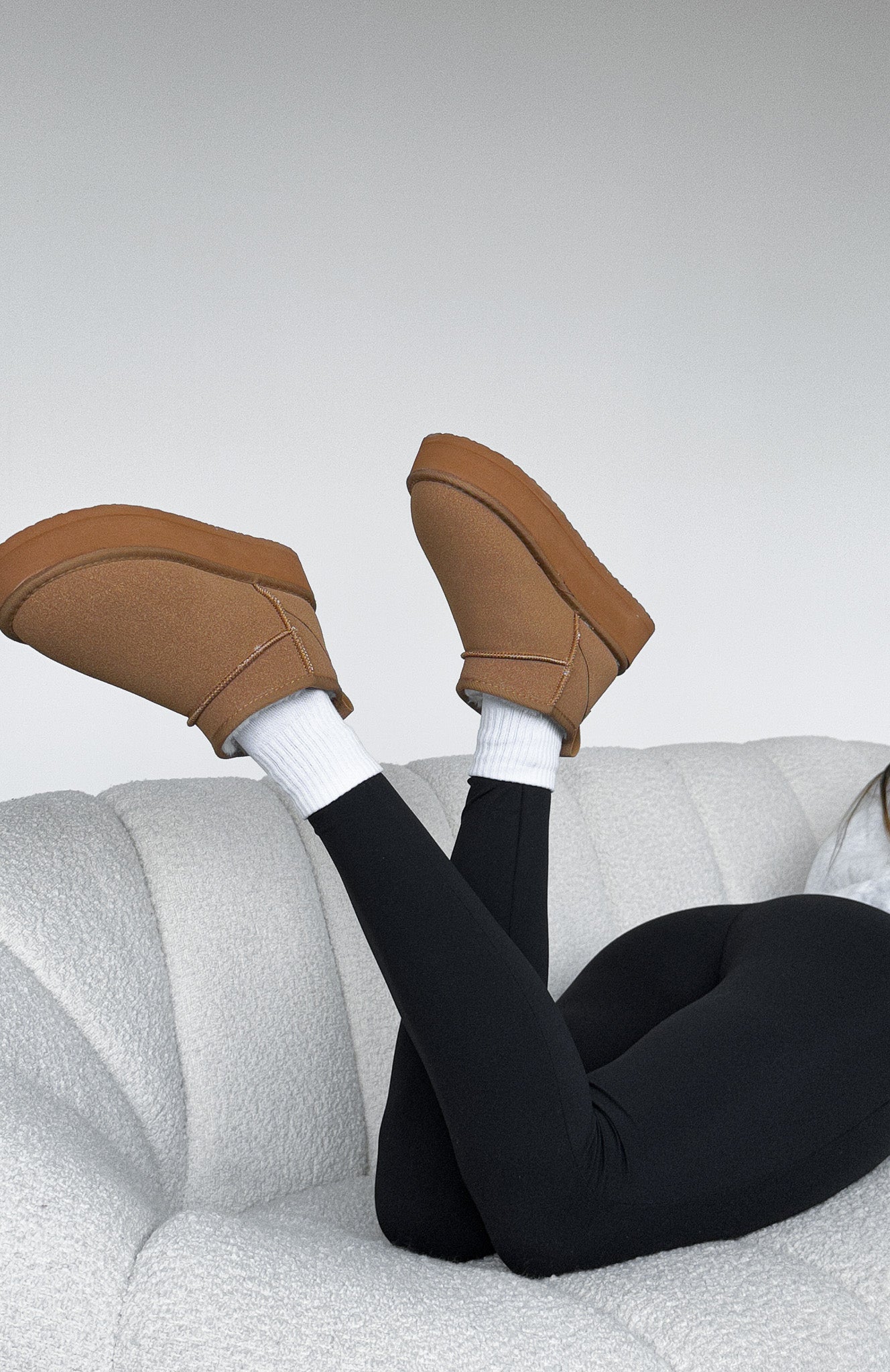 Jet Setter Platform Snug Boots Chestnut - Image 8