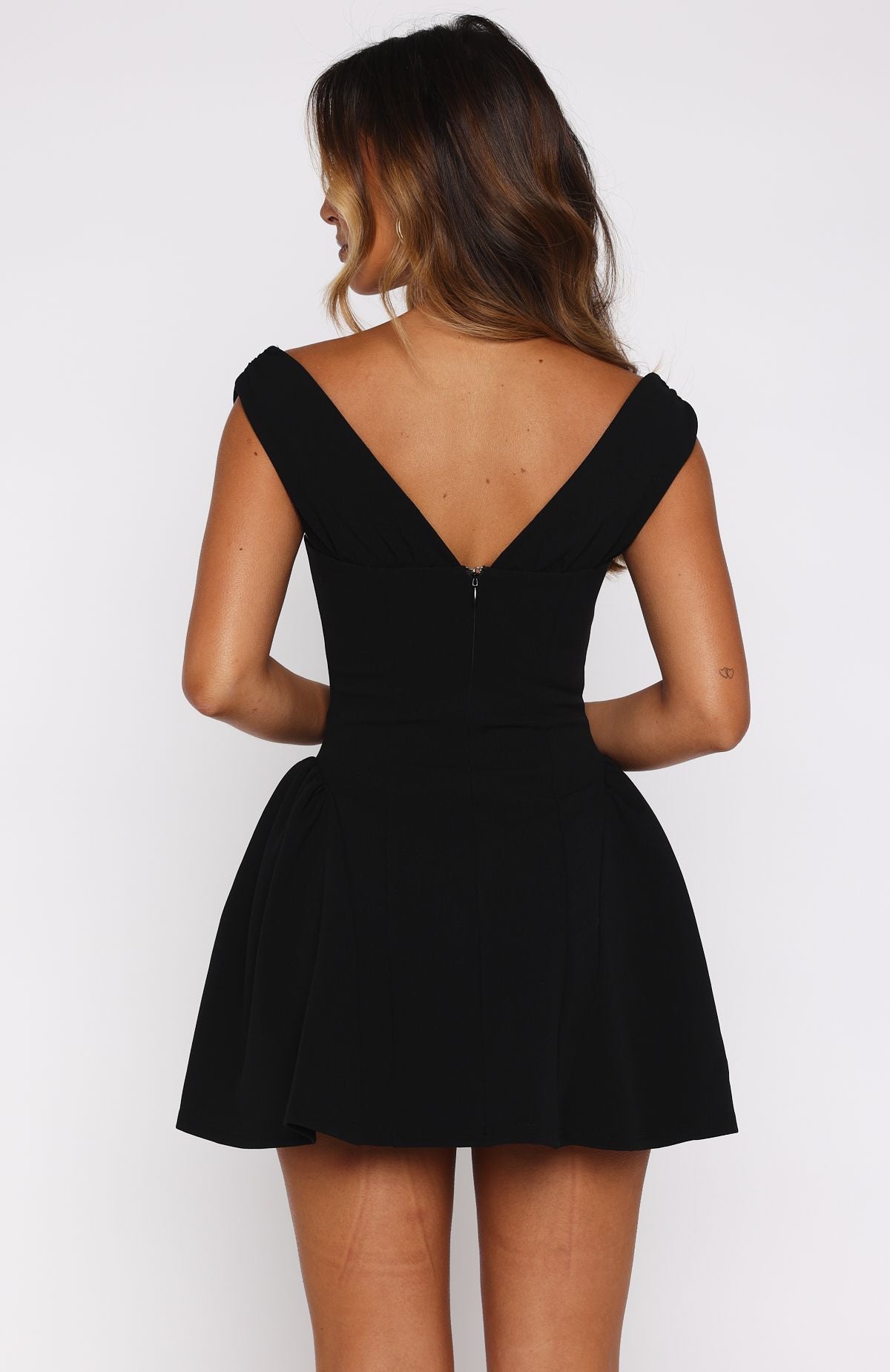 Pretty Problems Mini Dress Black - Image 4