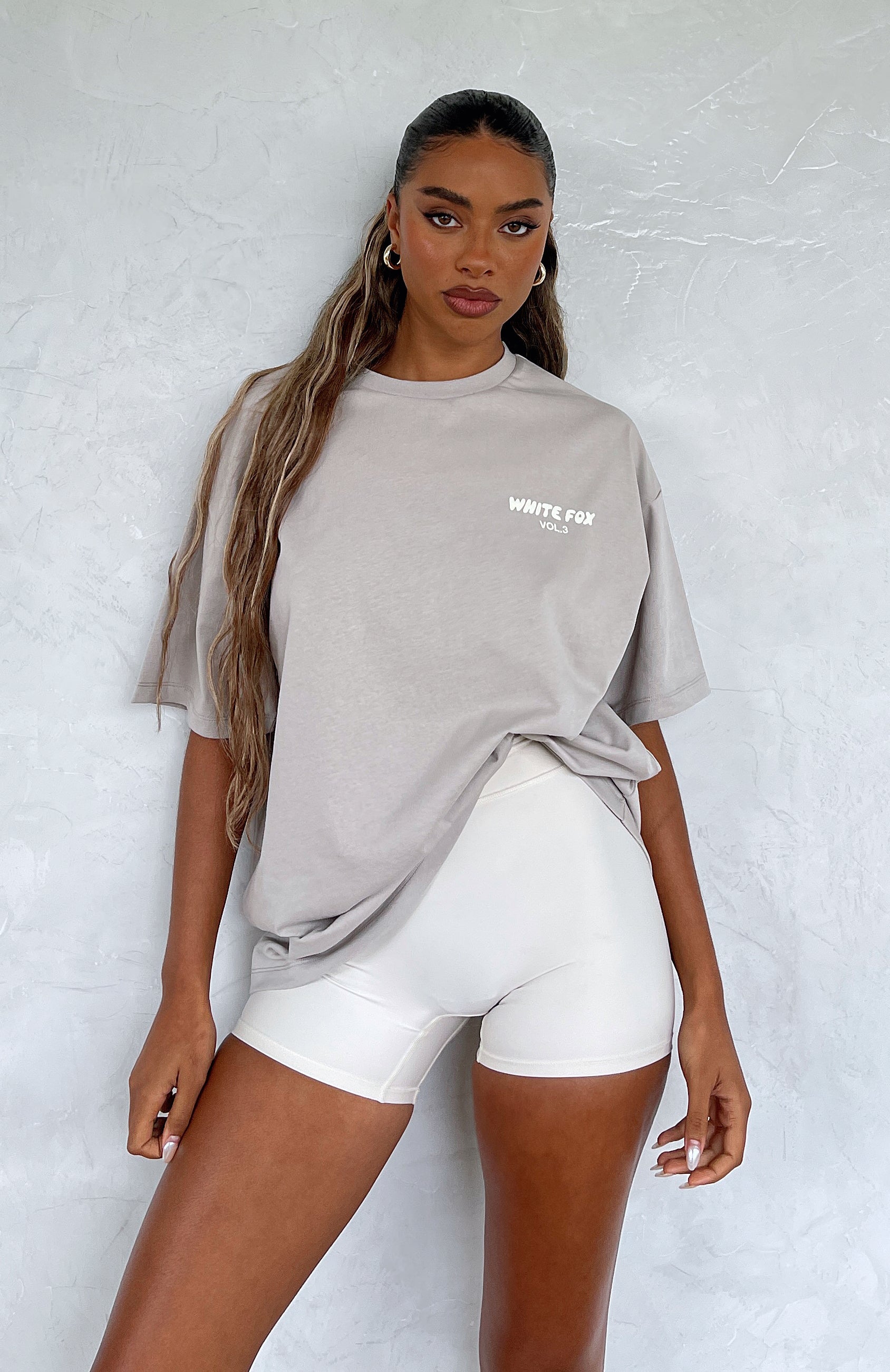 Offstage Back Graphic Oversized Tee Grey - Image 7