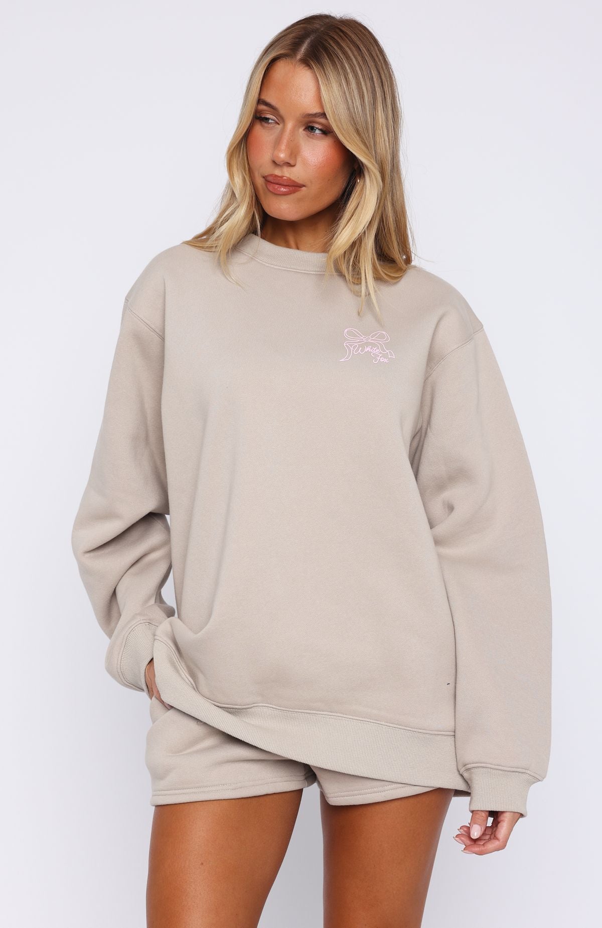 Love You Forever Oversized Sweater Moon - Image 3