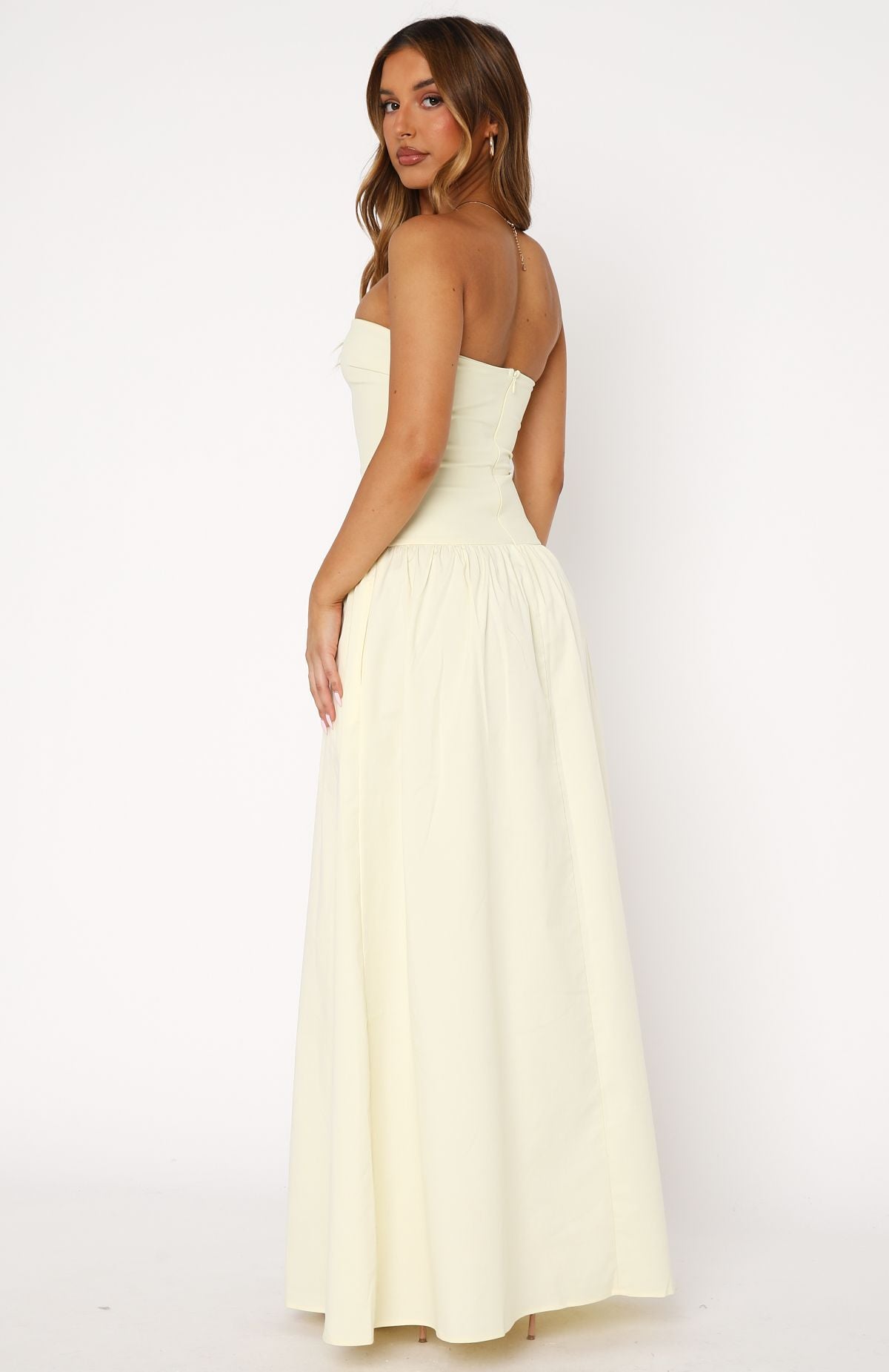 Take Back Maxi Dress Lemon - Image 4
