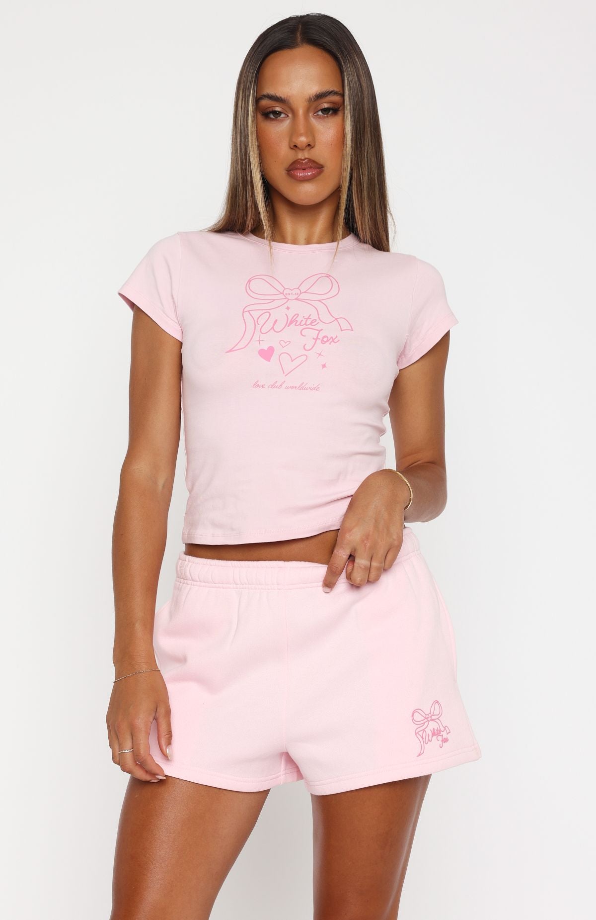 Love You Forever Baby Tee Pink - Image 2