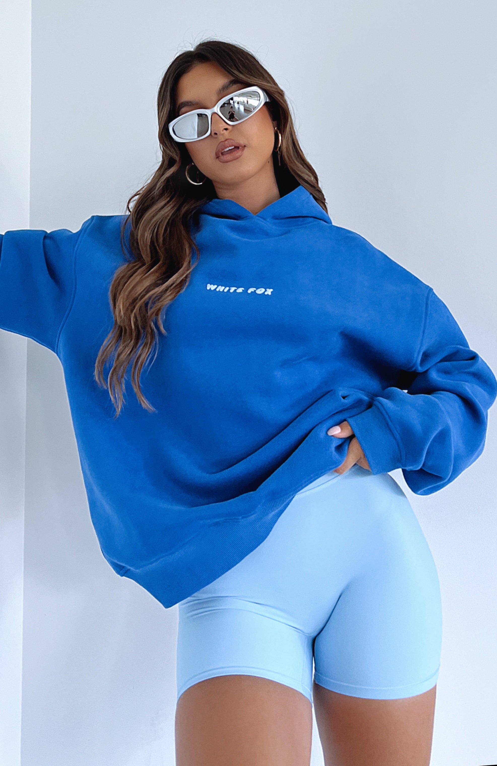 Leisure Series Oversized Hoodie Cobalt - Image 5