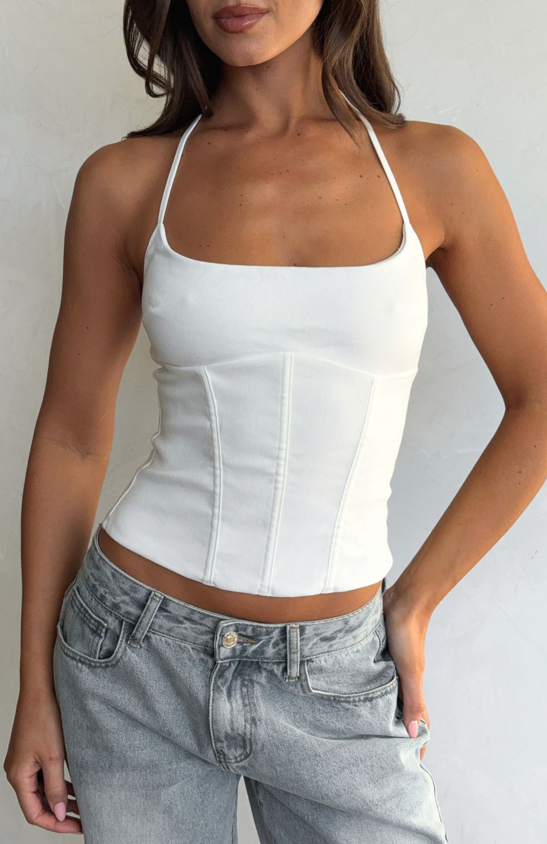 Take Care Bustier White - Image 4