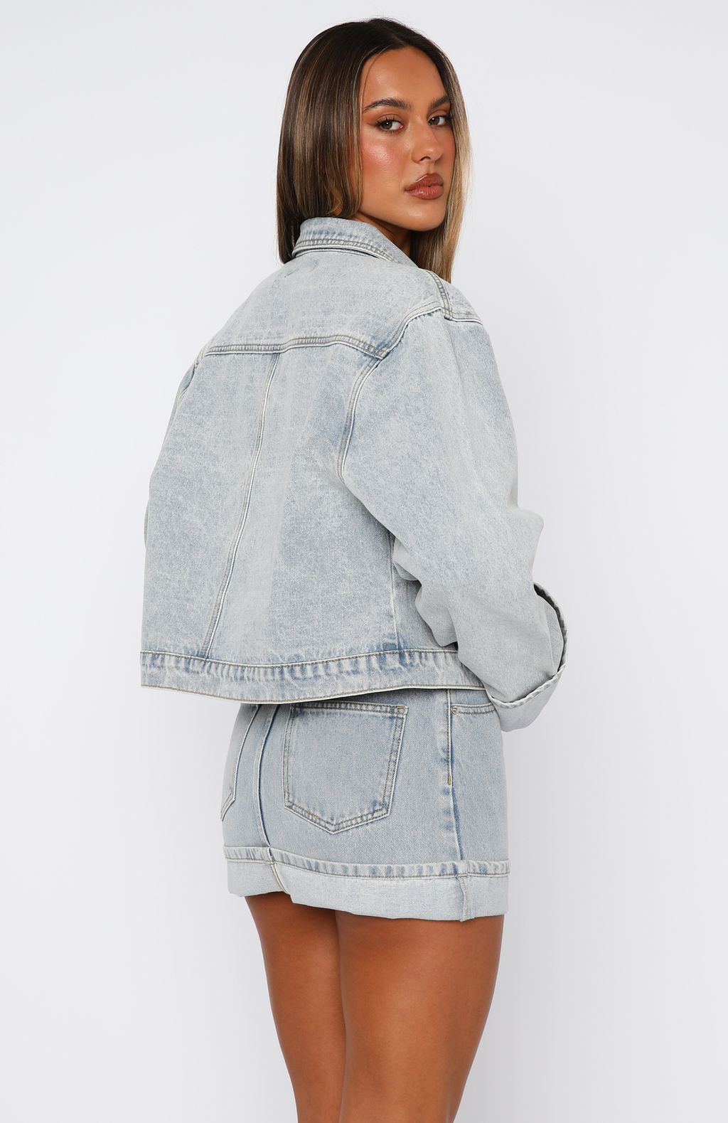 Charlotte Denim Jacket Light Blue - Image 4