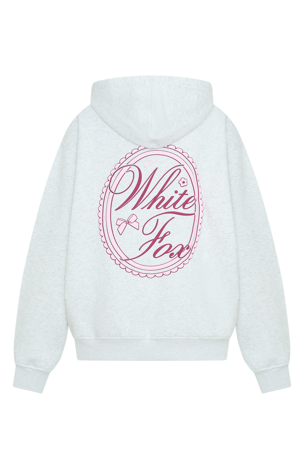 Meet At Sunrise Oversized Hoodie Grey Marle - Image 5