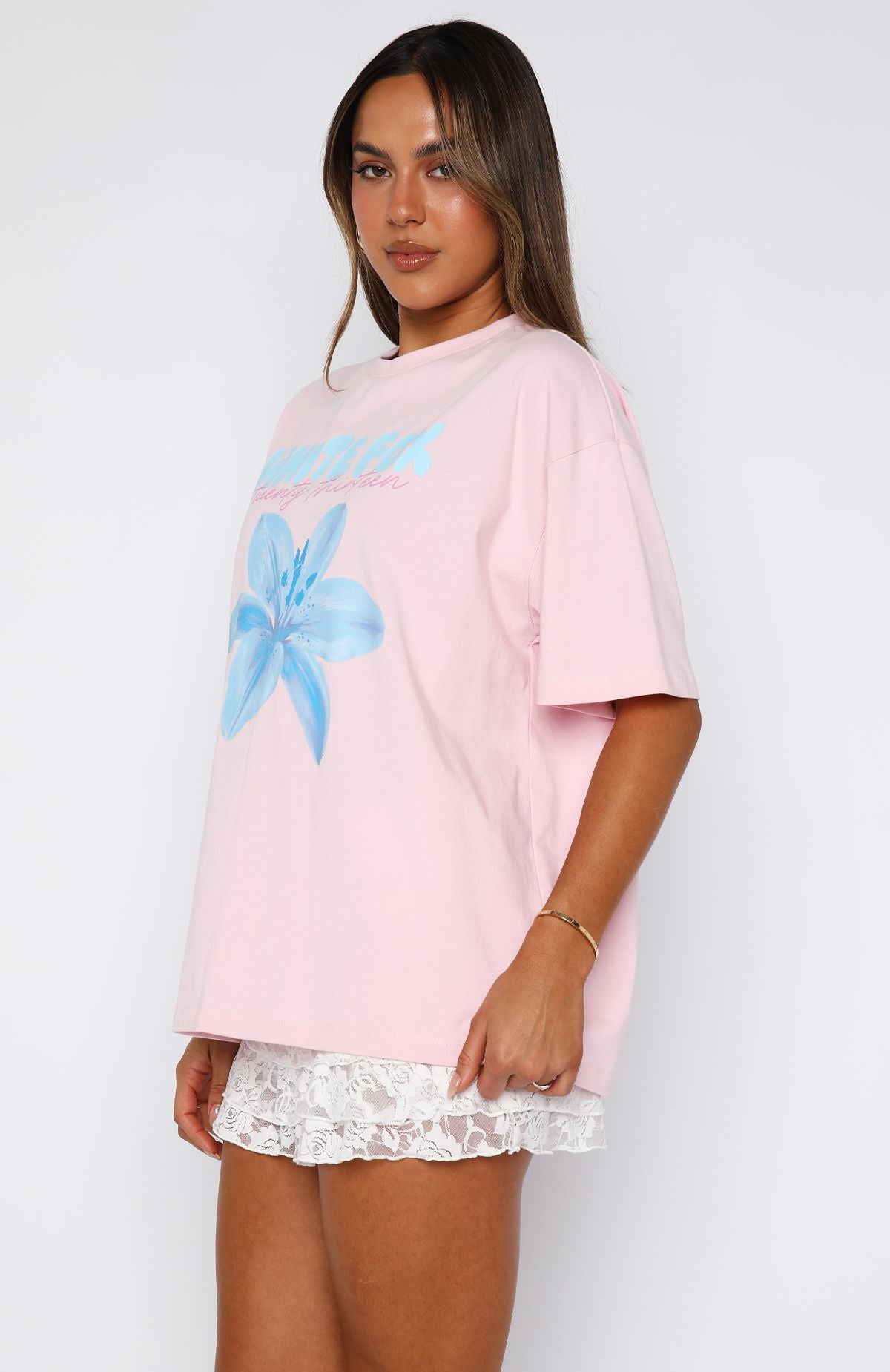 Got That Glow Oversized Tee Pink - Image 3