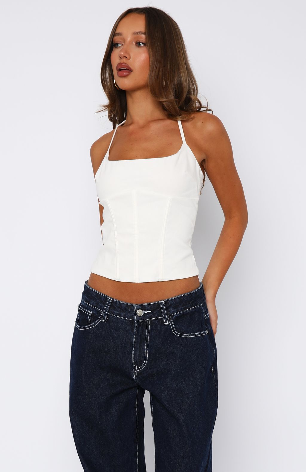 Take Care Bustier White - Image 2