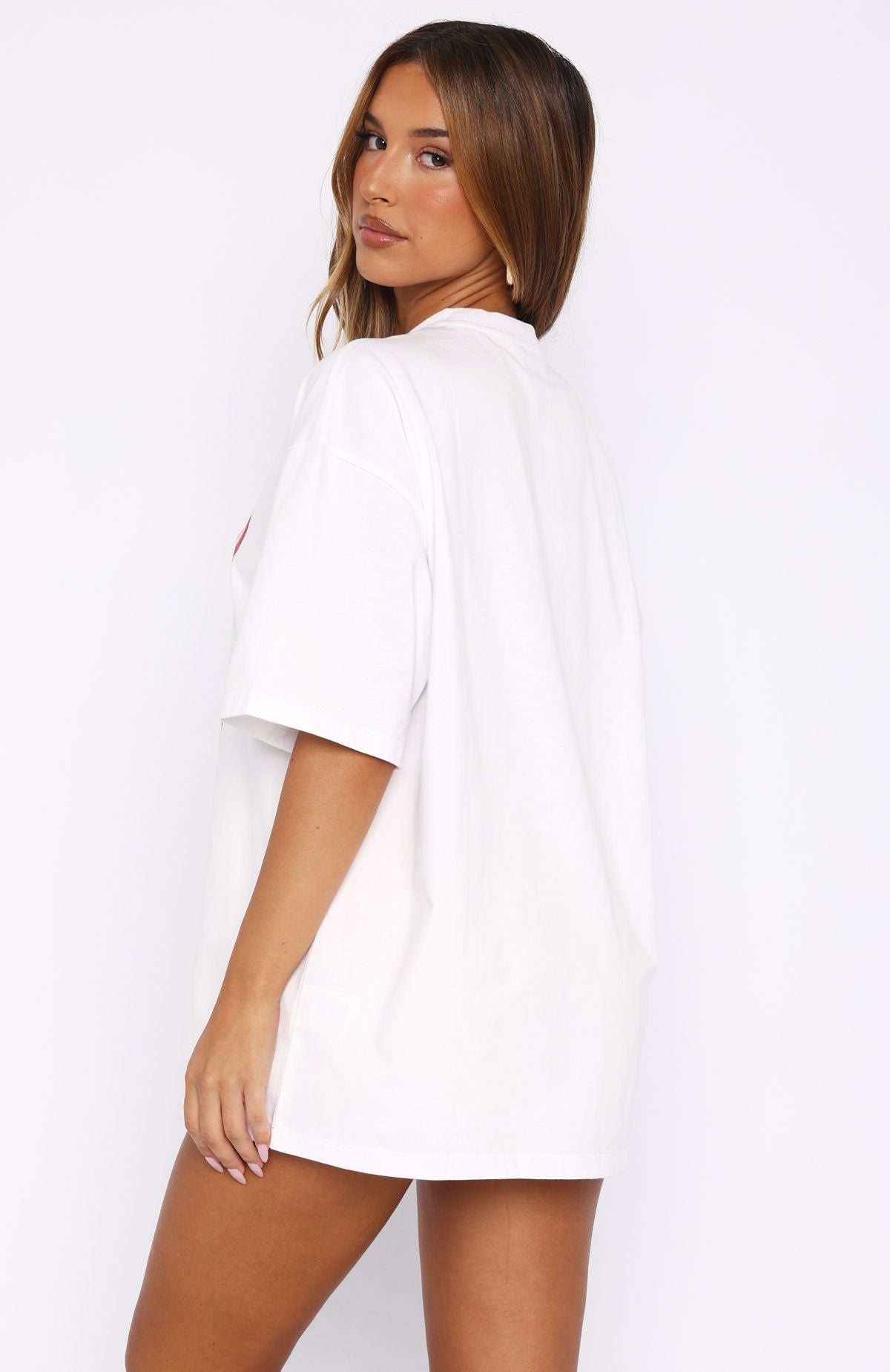 So Juicy Oversized Tee White - Image 4