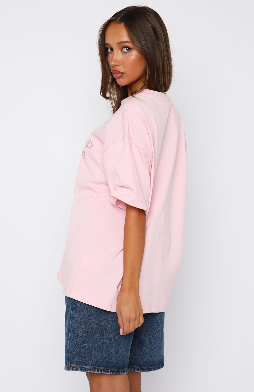 Sweet Sweet Moments Oversized Tee Pink - Image 4