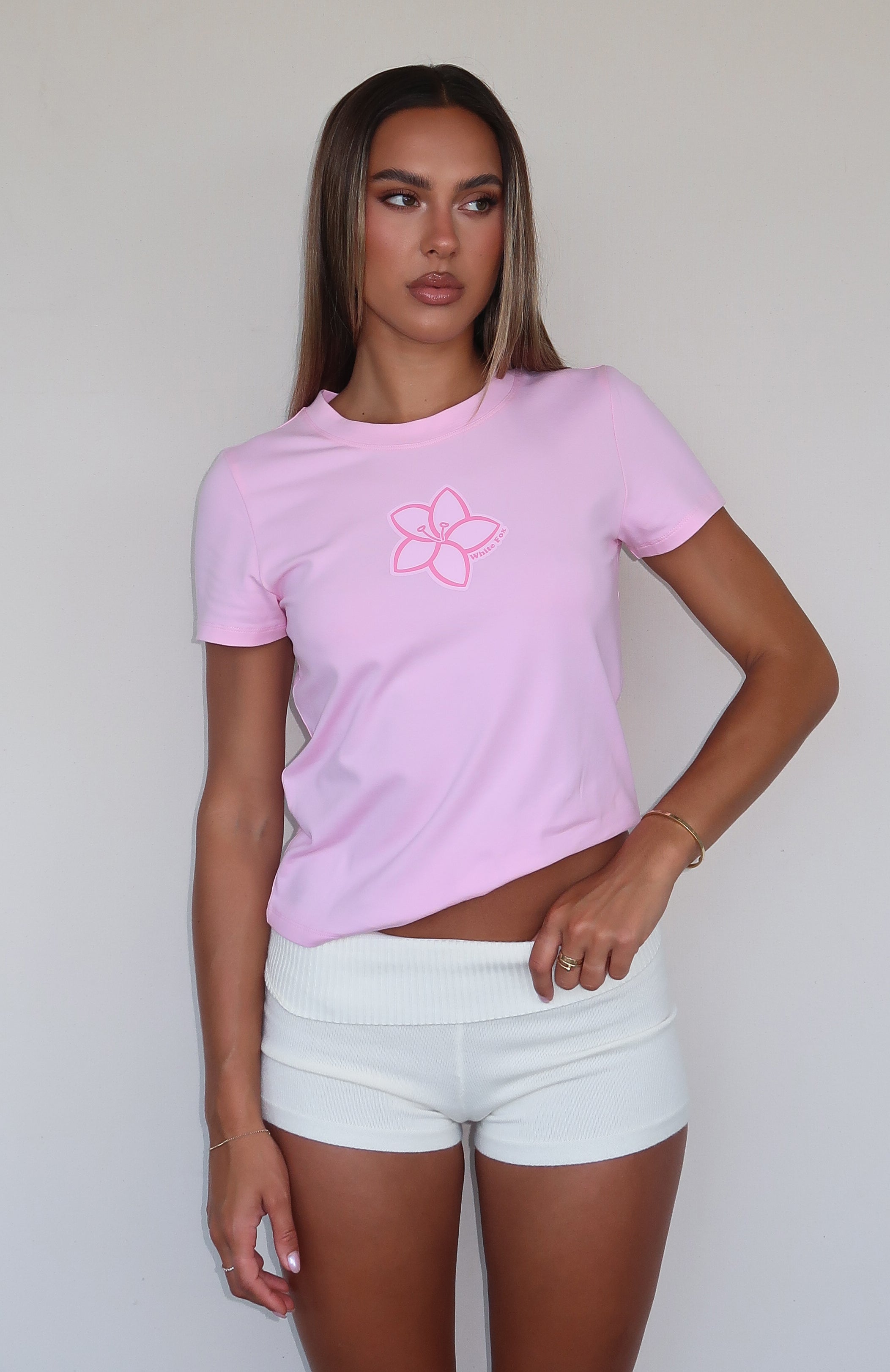 New Moment Relaxed Baby Tee Pink - Image 5