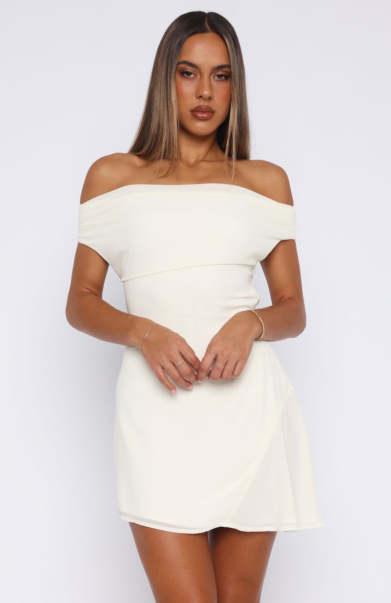 High Horse Mini Dress Off White - Image 2