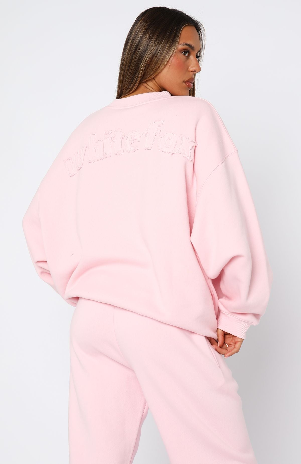 From The Archives Lexi Oversized Sweater Pink - Image 4
