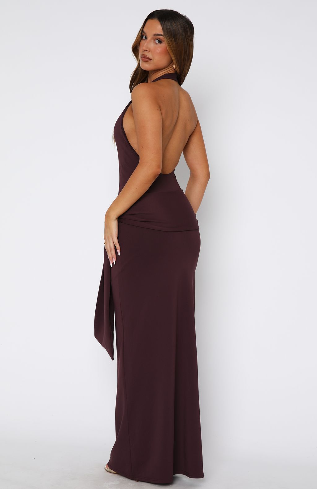 This Voice Maxi Dress Plum - Image 5