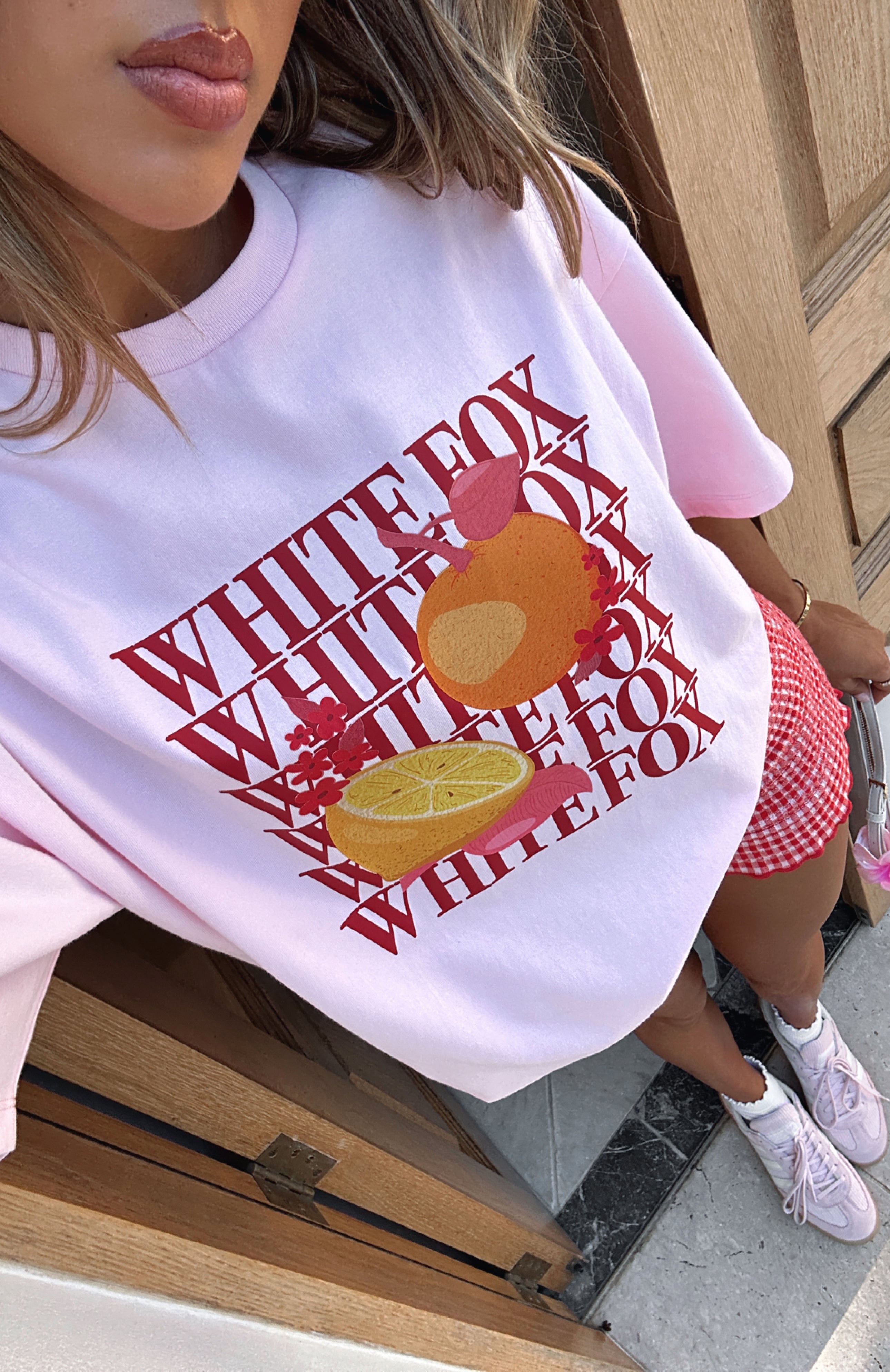 Oh So Sweet Oversized Tee Pink - Image 5
