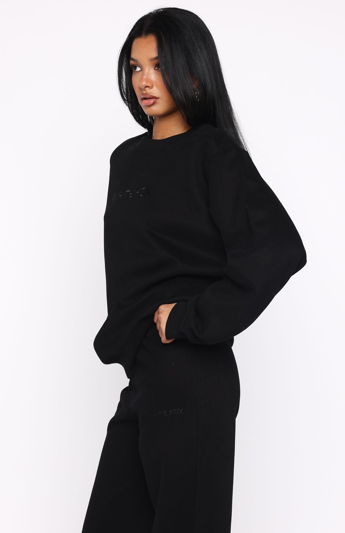 Stay Lifted Oversized Sweater Black - Image 3