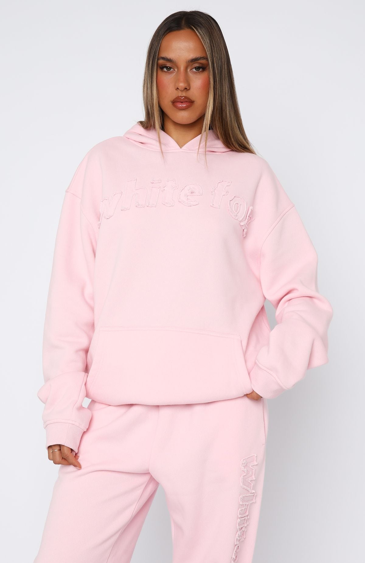 From The Archives Lexi Oversized Hoodie Pink - Image 2