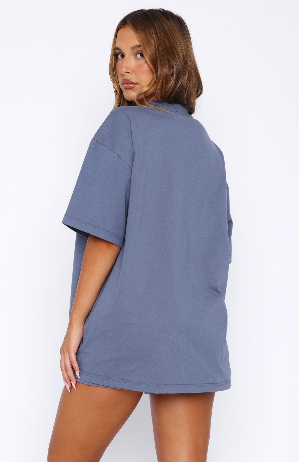 Core Classic Oversized Tee Ocean - Image 5