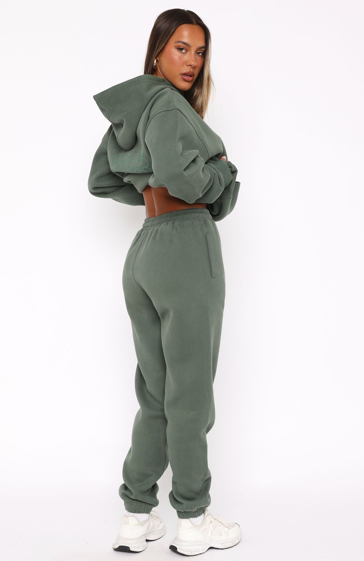 Leisure Edition Sweatpants Dark Green - Image 4