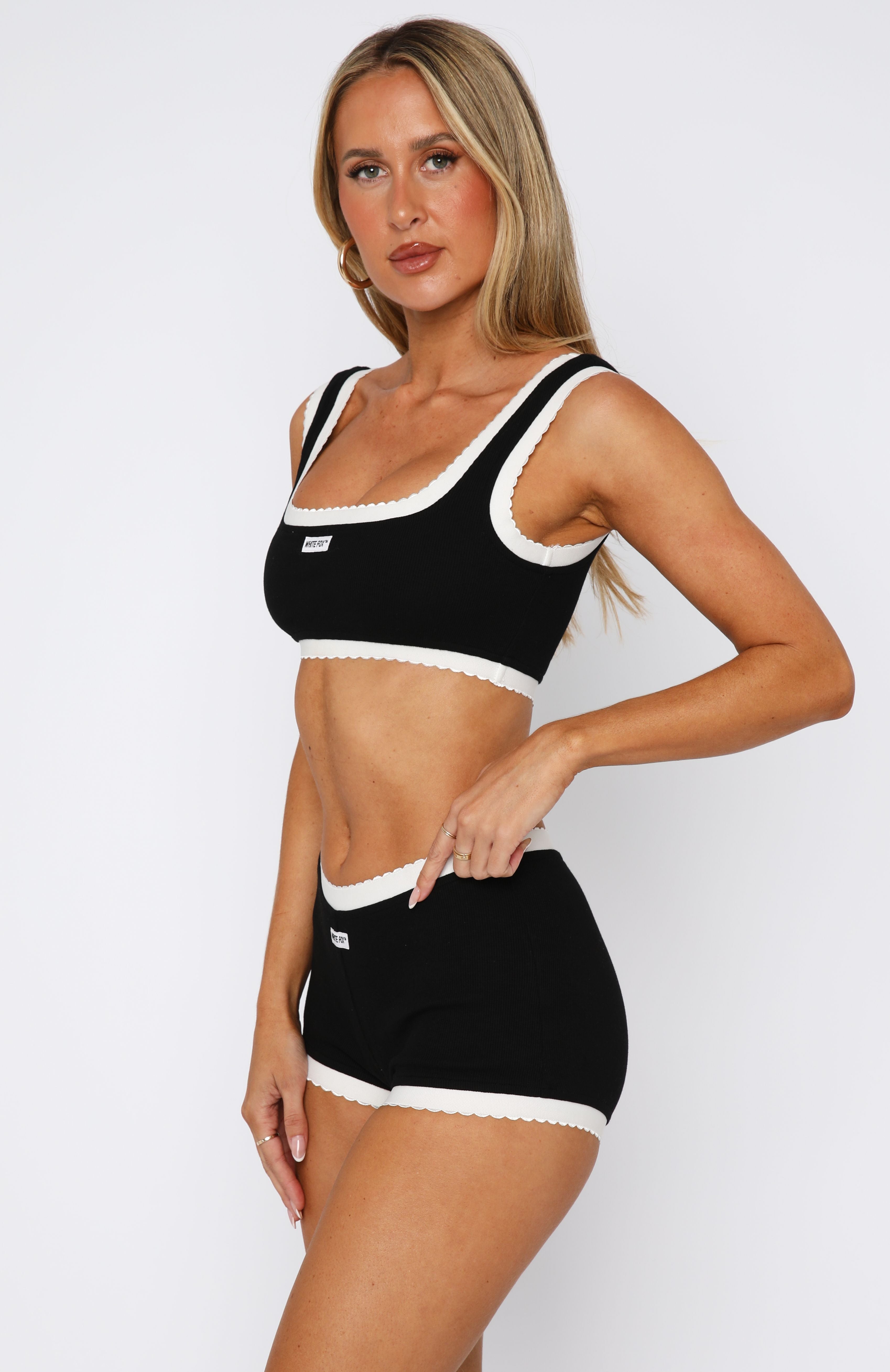 Got Carried Away Crop Black - Image 4