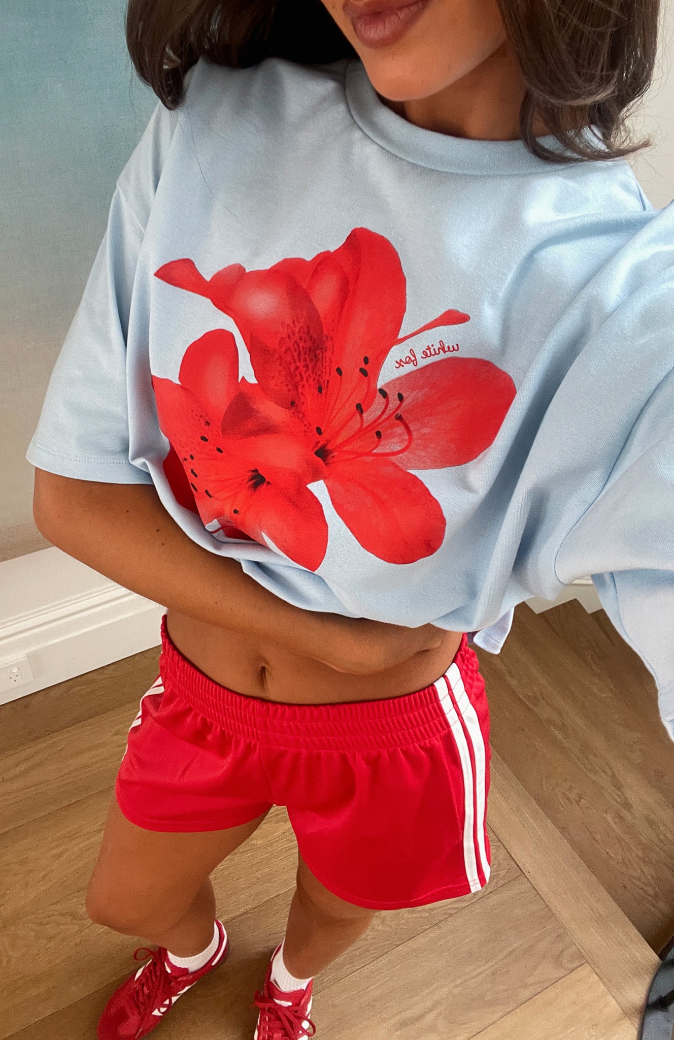 Power Of Possibility Oversized Tee Baby Blue - Image 5