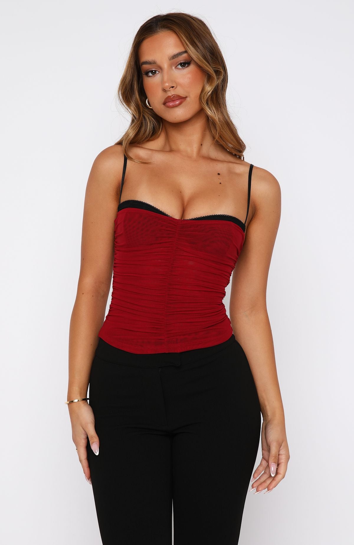 Remind Me Again Bustier Wine - Image 2