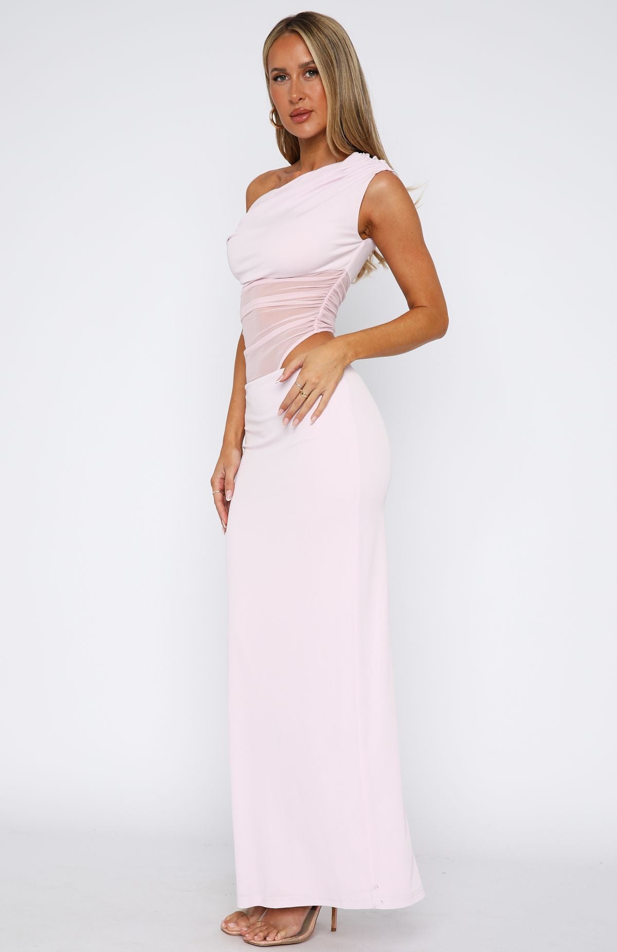 Girls Night Maxi Dress Baby Pink - Image 4