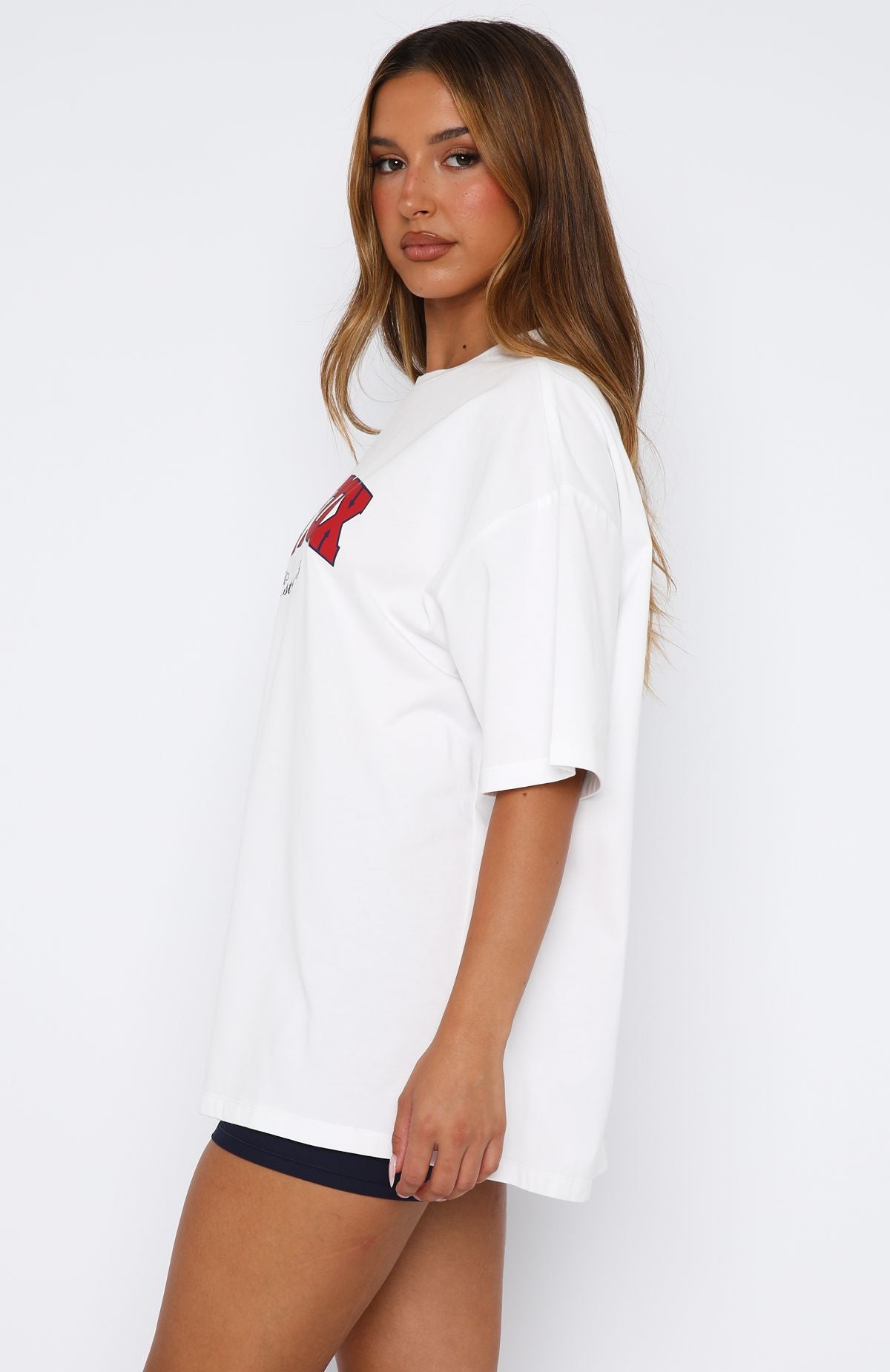 Leave It For Me Oversized Tee White - Image 3