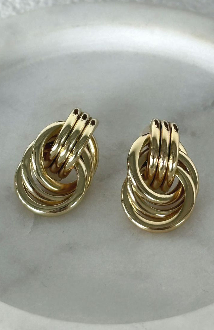 William Earrings Gold - Image 2