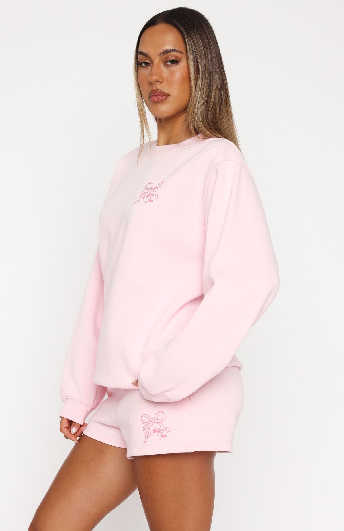 Love You Forever Oversized Sweater Pink - Image 3