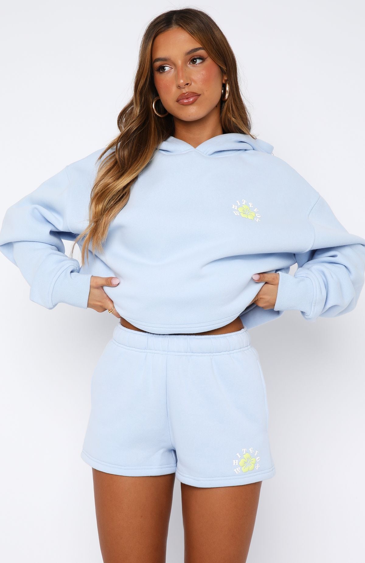 Keep Blooming Lounge Shorts Blue - Image 2