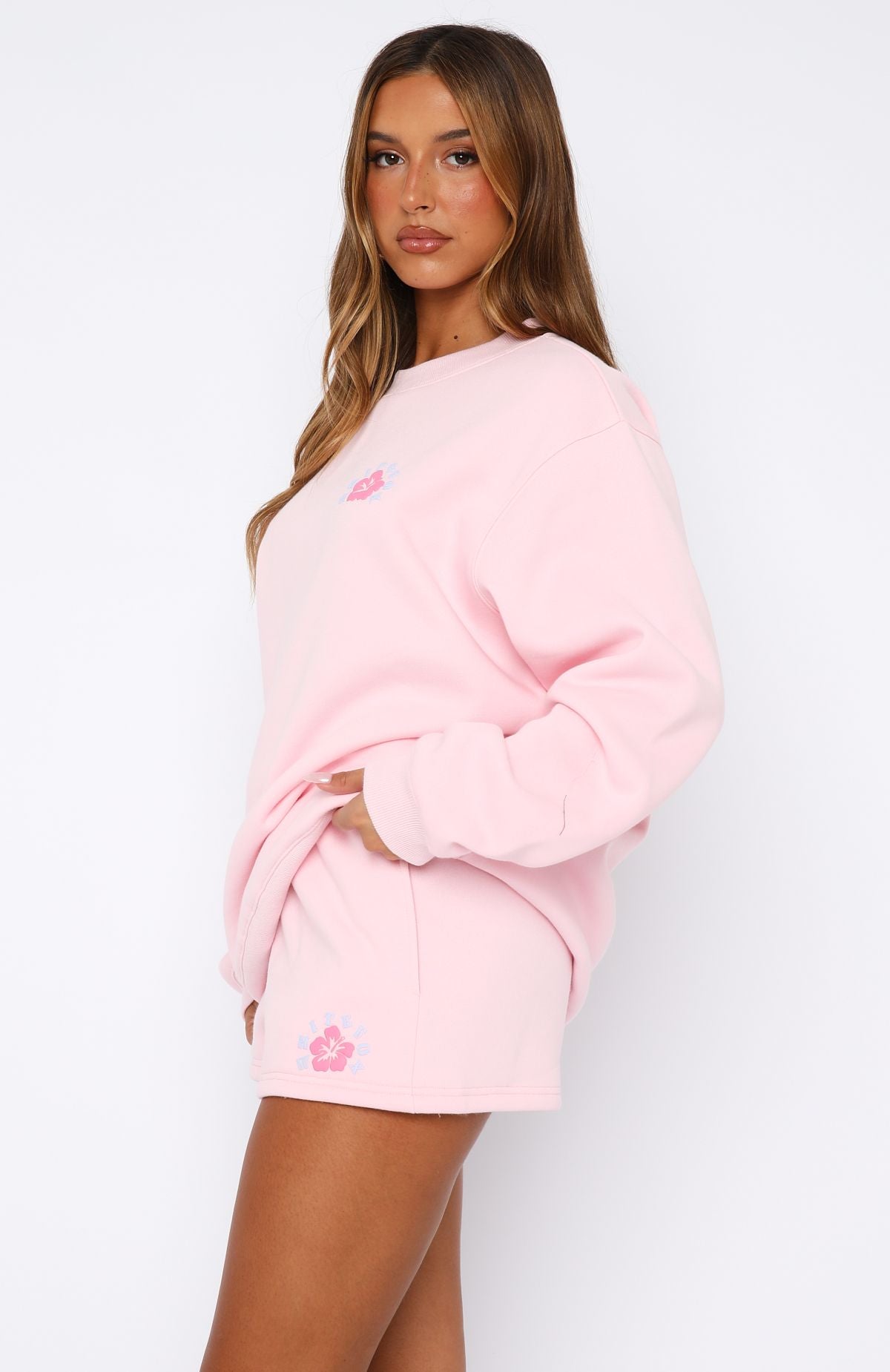 Keep Blooming Lounge Shorts Pink - Image 3