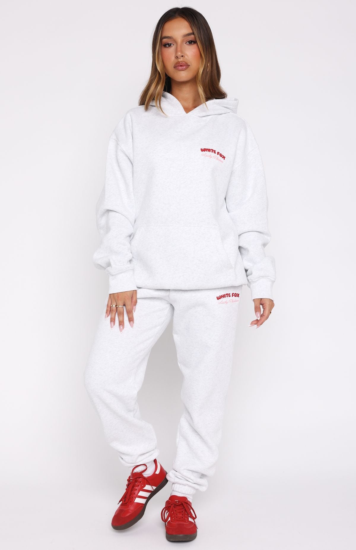 Lucky Thirteen Cheyenne Sweatpants Grey Marle - Image 2