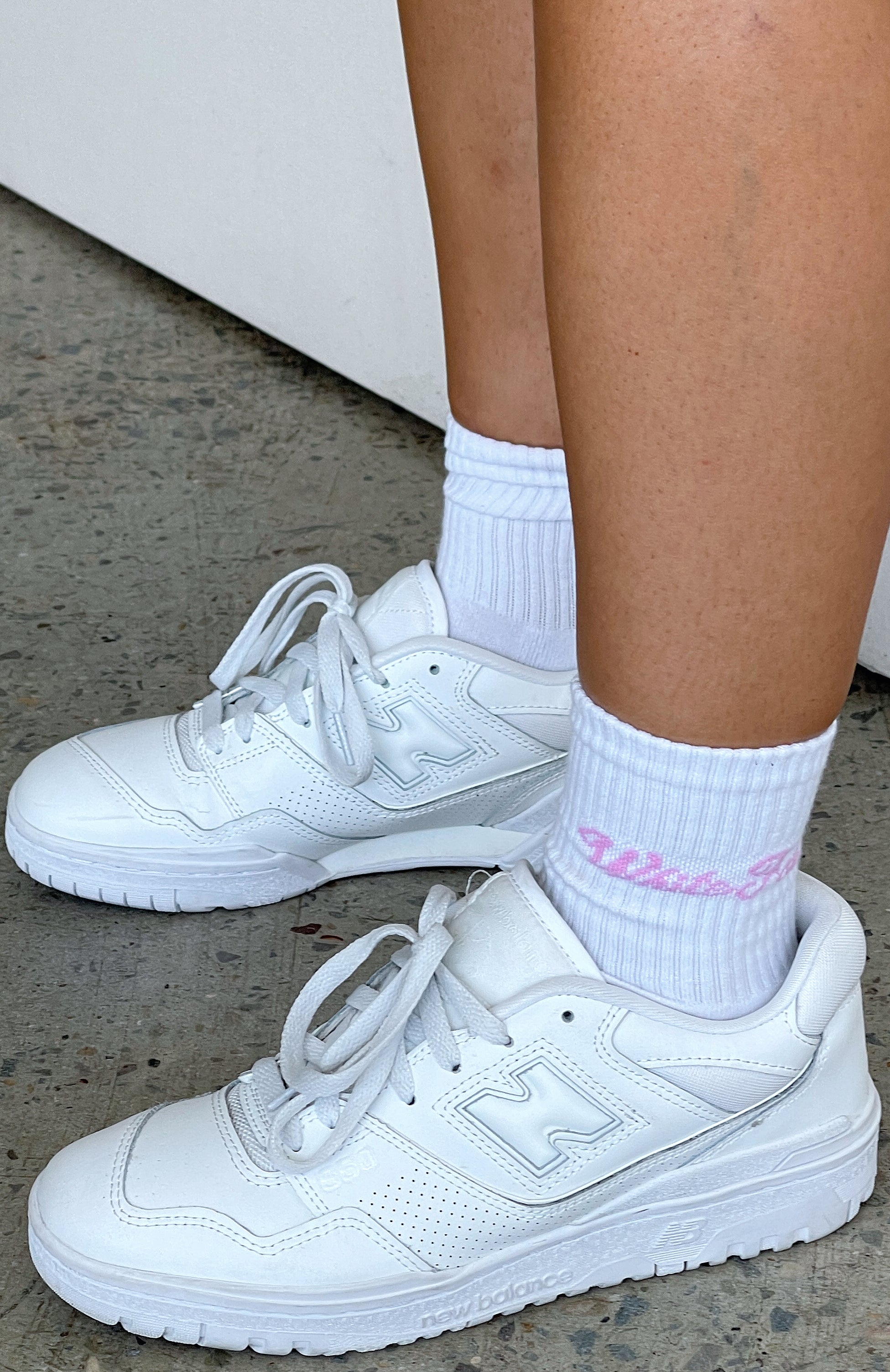 Season 7 Socks White/Pink - Image 5
